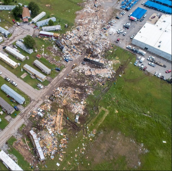 Natural Disaster Aerial Survey Tulsa OK